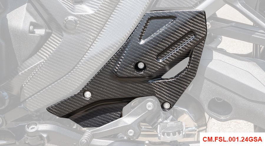 BMW R1300GS & Adventure Protezione calcagno in carbonio