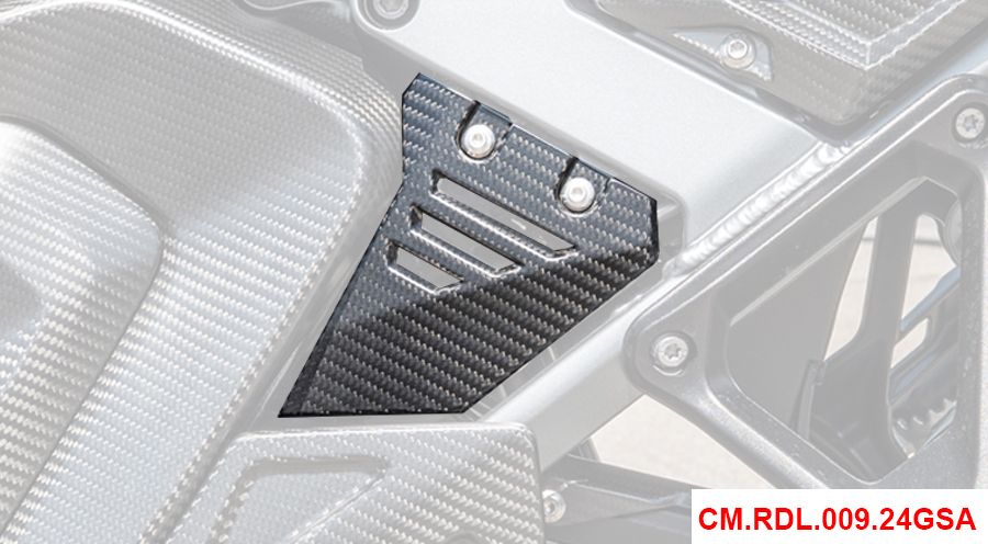 BMW R1300GS & Adventure Copertura triangolare telaio in carbonio anteriore