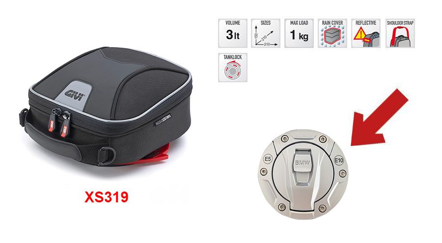 BMW R1300R Borsa da serbatoio XS319