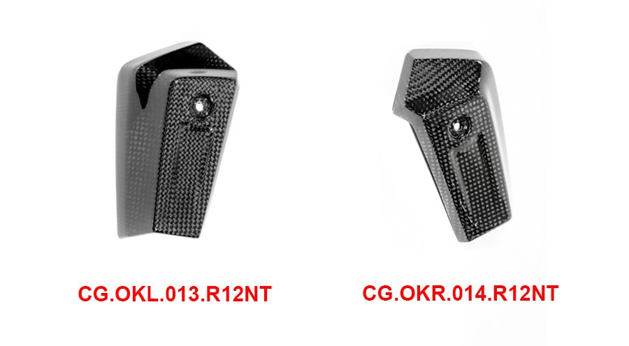 BMW R12nineT, R12, R12S & R12G/S Copertura radiatore dell'olio in carbonio