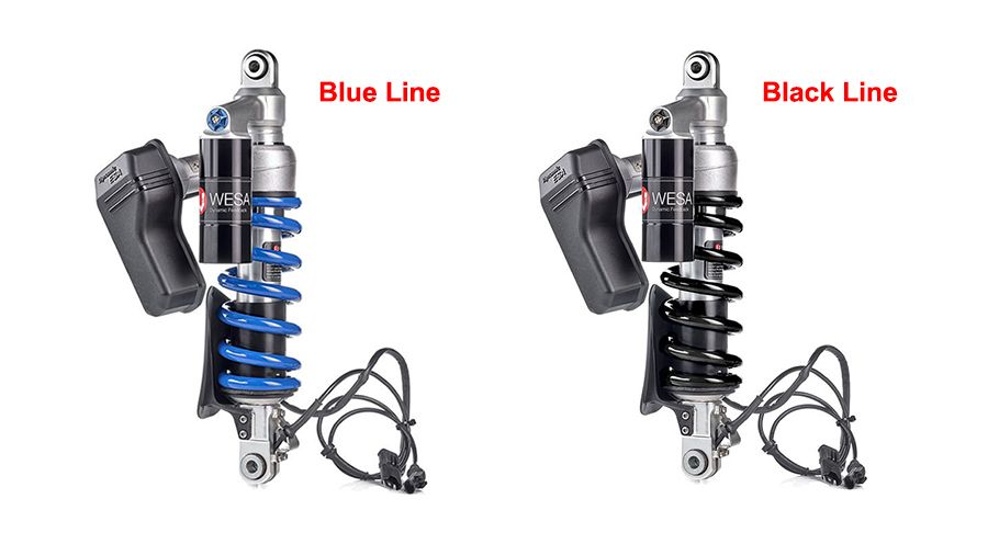 BMW R 1200 GS LC (2013-2018) & R 1200 GS Adventure LC (2014-2018) Wilbers sospensione tipo 645 Plug & Play WESA Dynamic Feedback posteriore