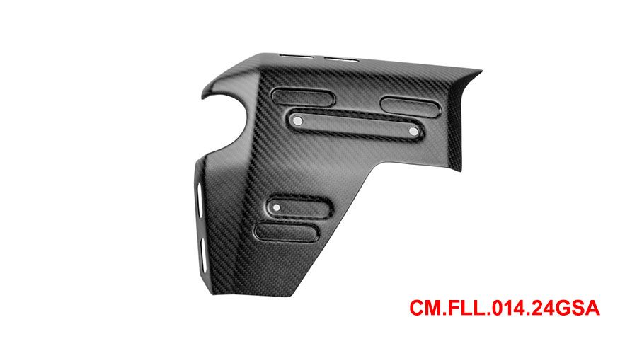 BMW R1300GS & Adventure Copertura radiatore in carbonio con fori per portaborse