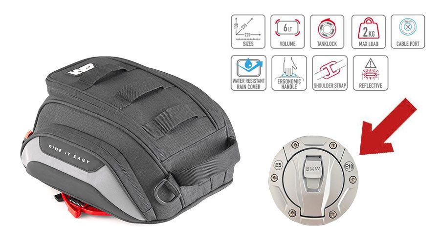 BMW R1300GS & Adventure Borsa da serbatoio Easy BAG