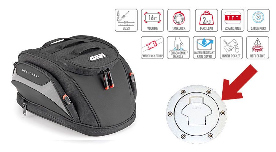 BMW S 1000 XR (2020- ) Borsa da serbatoio Easy-T