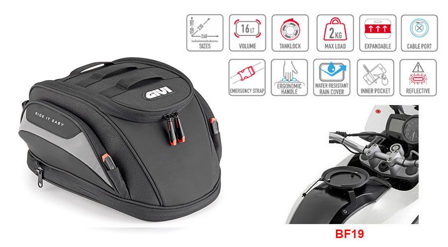 BMW G 650 GS Borsa da serbatoio Easy-T