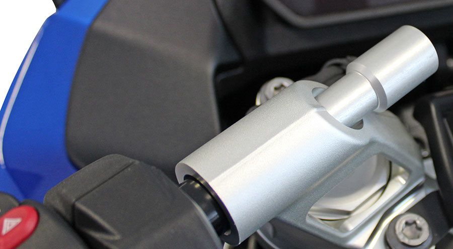 BMW R1300RT Adattatore per fissaggio manubrio tubolare