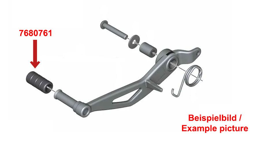 BMW R1200ST Gomma di ricambio per leva del freno a pedale