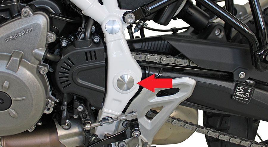 BMW F450GS Tappo cuscinetto braccio oscillante