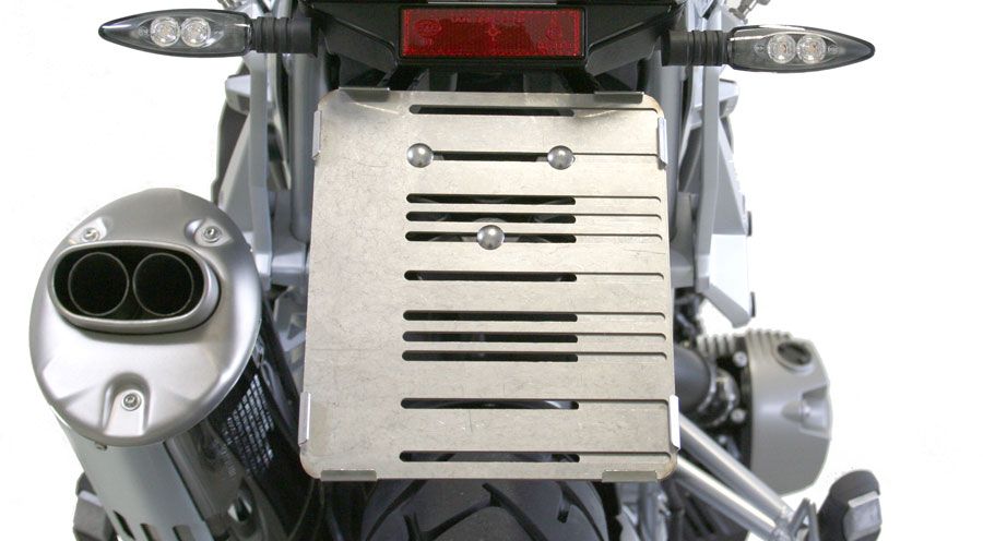 BMW F450GS Portatarga regolabile in acciaio inox