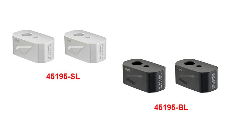 BMW R12nineT, R12, R12S & R12G/S Riser per sollevare il manubrio 20mm