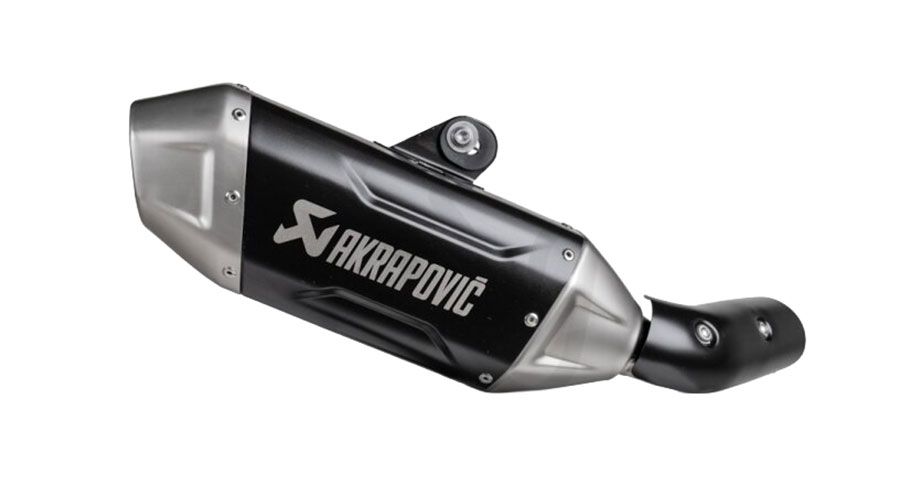 BMW F450GS Scarico Akrapovic Acciaio Inossidabile Nero