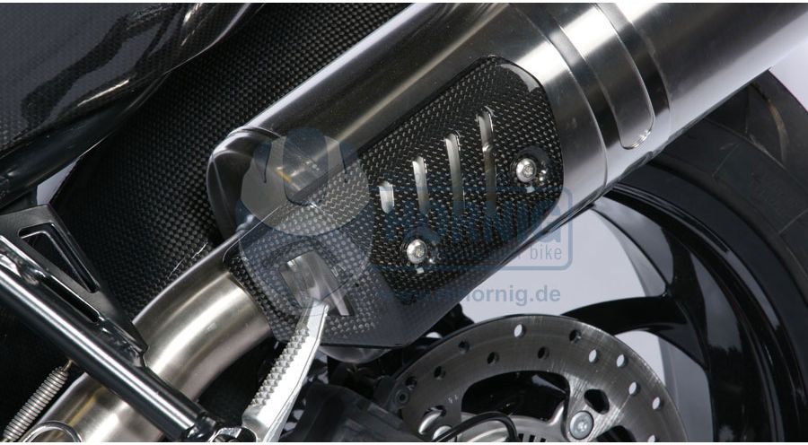 BMW F800R Terminale di scarico in fibra di carbonio