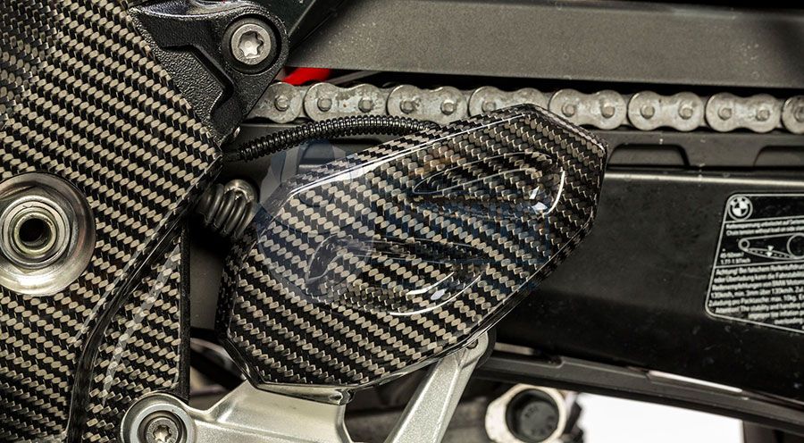 BMW S 1000 XR (2015-2019) Protezione calcagno sinistra in carbonio