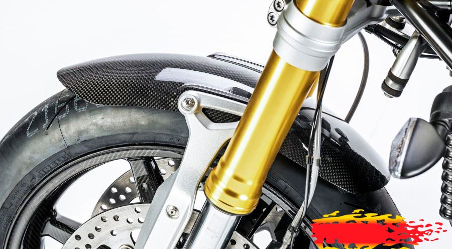BMW R nine T Parafango anteriore in carbonio (design originale)