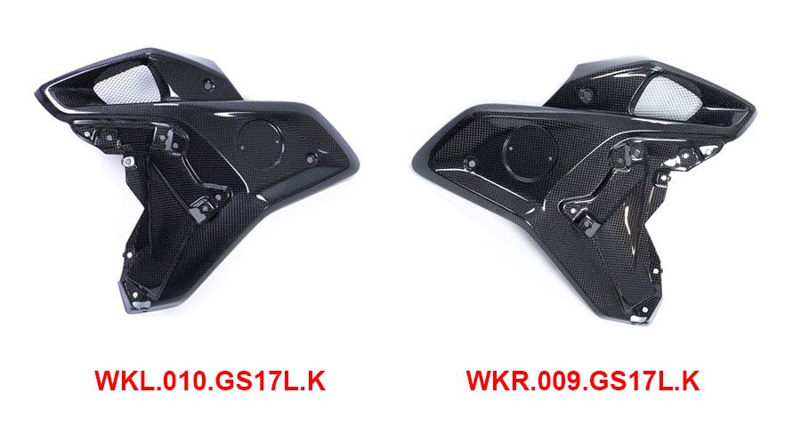 BMW R 1200 GS LC (2013-2018) & R 1200 GS Adventure LC (2014-2018) Presa d'aria in fibra di carbonio
