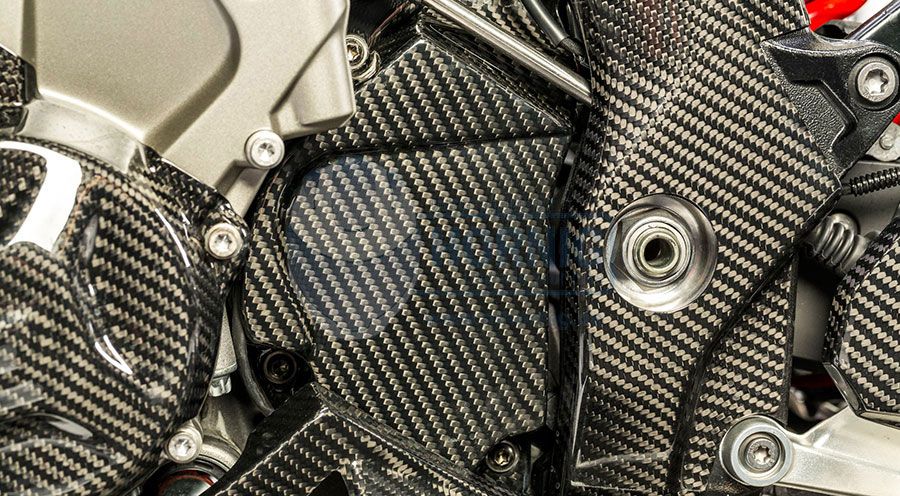 BMW S 1000 XR (2015-2019) Copertura anteriore pignone in carbonio