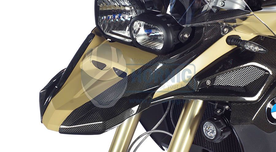 BMW F650GS (08-12), F700GS & F800GS (08-18) Allargamento del becco in carbonio lato sinistro