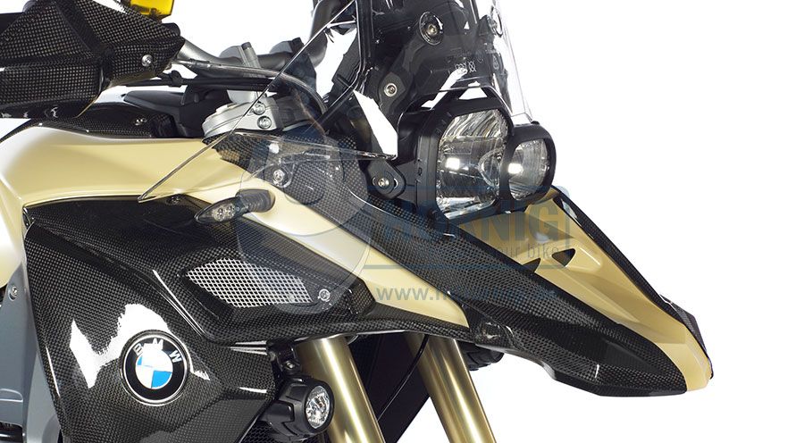 BMW F650GS (08-12), F700GS & F800GS (08-18) Allargamento del becco in carbonio lato destro