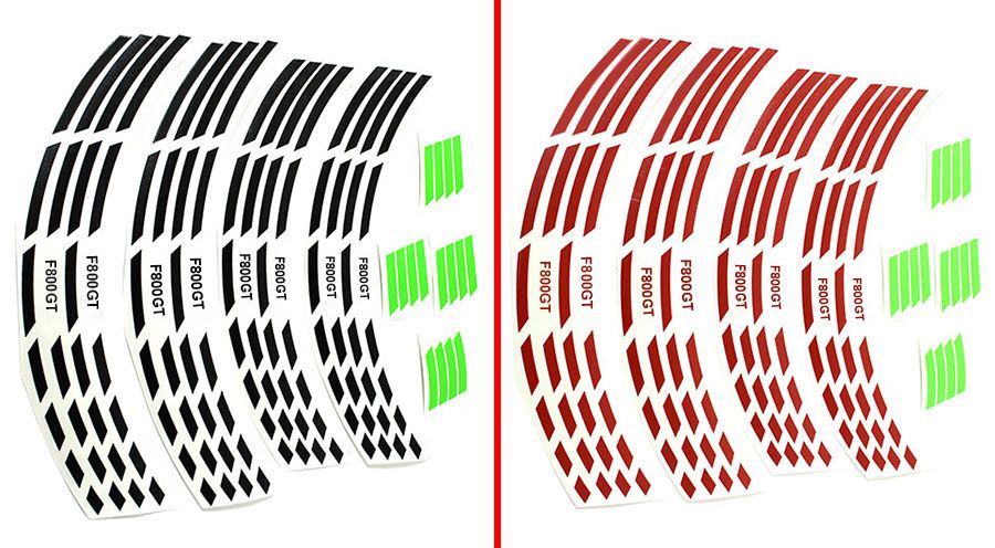 BMW F800S, F800ST & F800GT Strisce cerchione F800GT