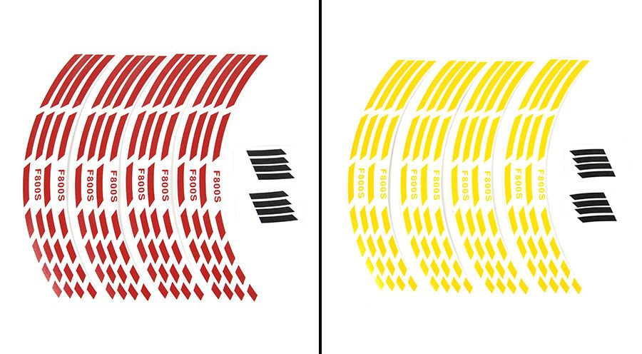 BMW F800S, F800ST & F800GT Strisce cerchione F800S