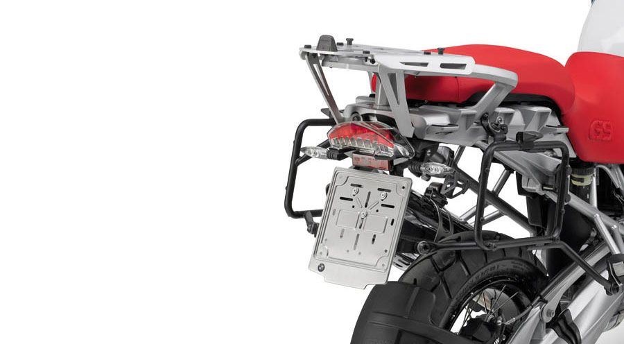 BMW R1200GS (04-12), R1200GS Adv (05-13) & HP2 Portabauletto Top case-Aluminium