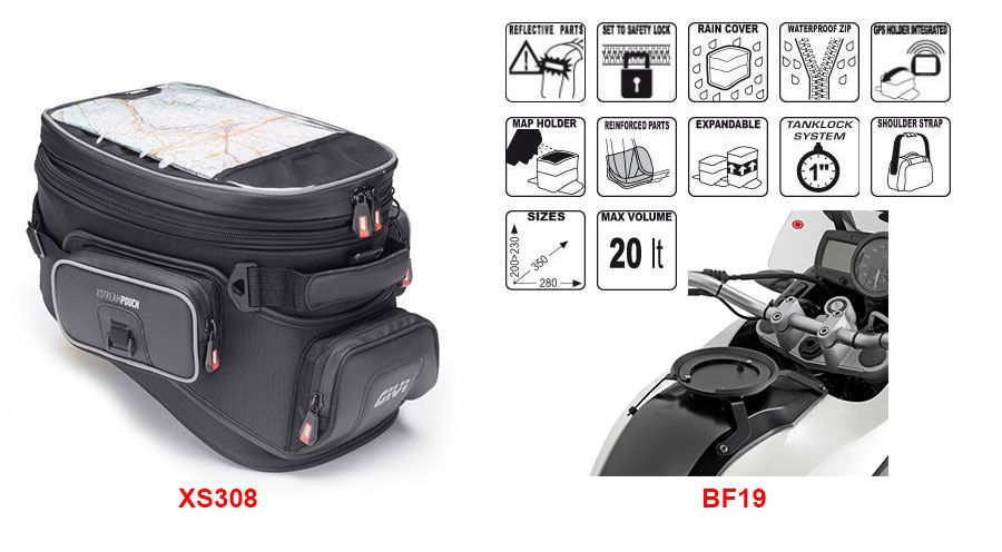 BMW G 650 GS Borsa da serbatoio XS308