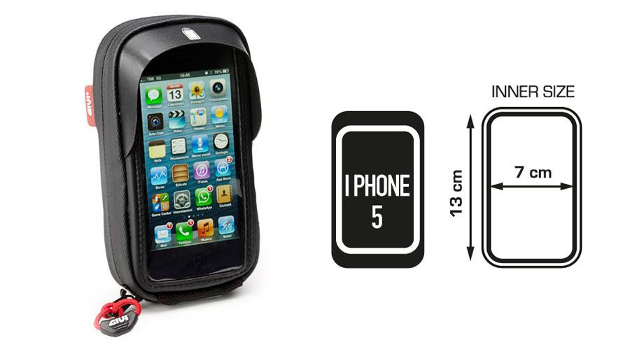 BMW R850GS, R1100GS, R1150GS & Adventure Portanavigatore iPhone4, 4S, iPhone5 e 5S