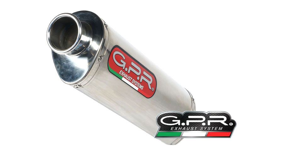 BMW F 650, CS, GS, ST, Dakar (1994-2007) GPR scarico Slip On Trevale Acciaio Inox