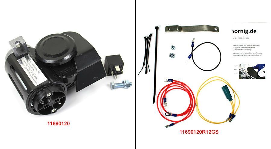 BMW R1200GS (04-12), R1200GS Adv (05-13) & HP2 Tromba con due toni