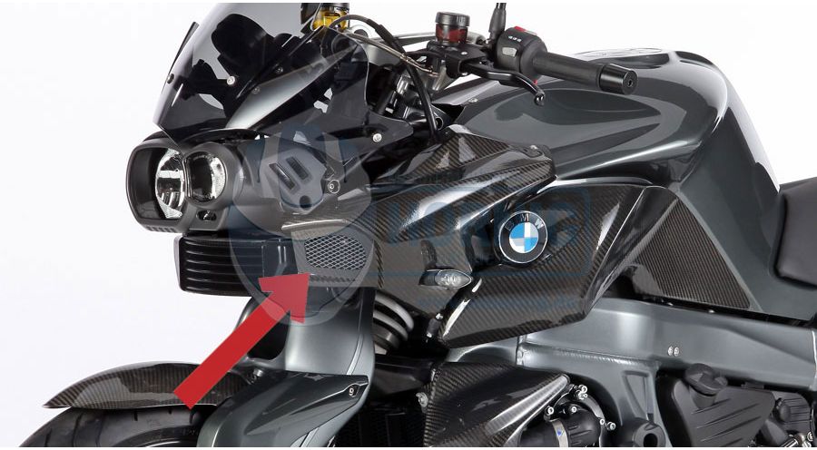 BMW K1300R Convogliatore d'aria in carbonio