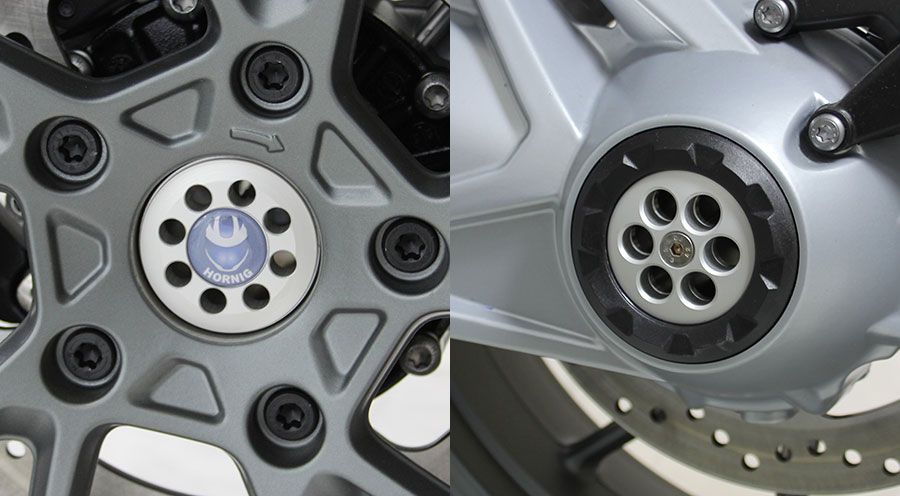 BMW R 1250 R Copertura dell'asse della ruota con logo