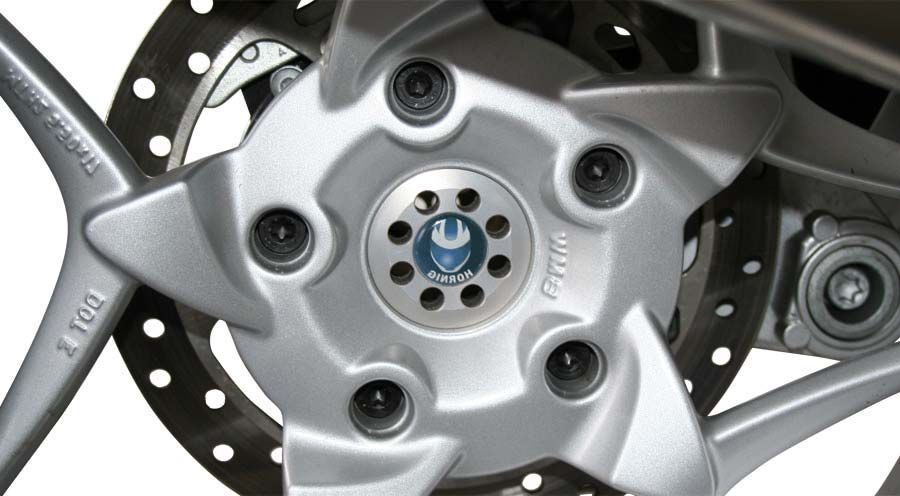 BMW K1300R Copertura dell'asse della ruota con logo