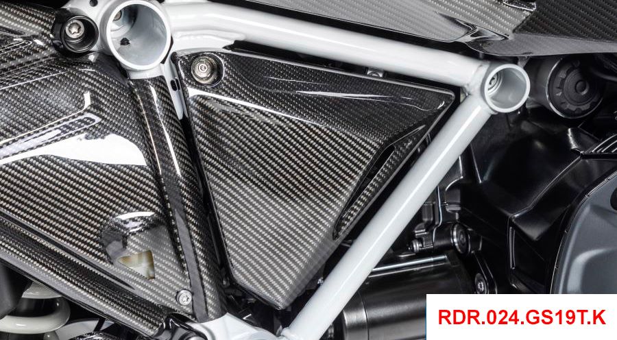 BMW R 1250 RS Copertura triangolare telaio in carbonio lato destro