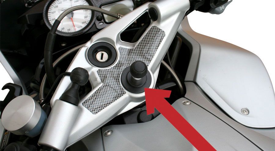 BMW K1200S Supporto GPS per testa forcella superiore