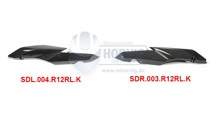 BMW R 1200 RS, LC (2015-) Carenatura della coda in carbonio