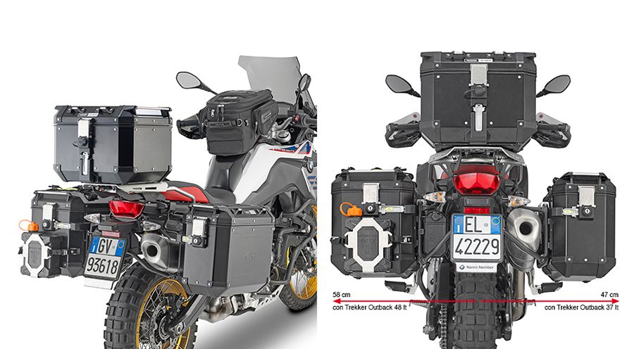 BMW F800GS (2024- ), F900GS & F900GS Adv Supporto valigia laterale per Trekker Outback