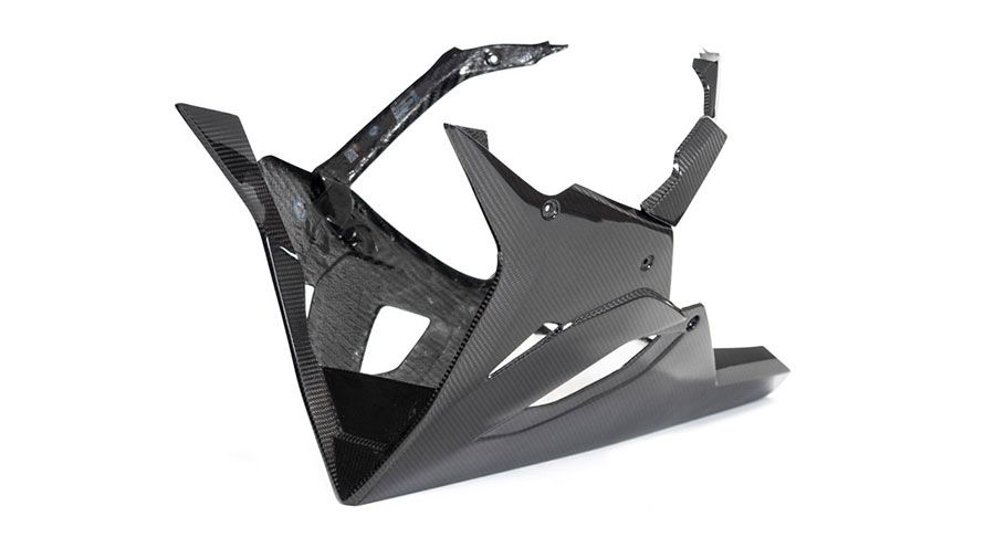 BMW S1000RR (2019- ) Spoiler motore per sistema di scarico completo Racing