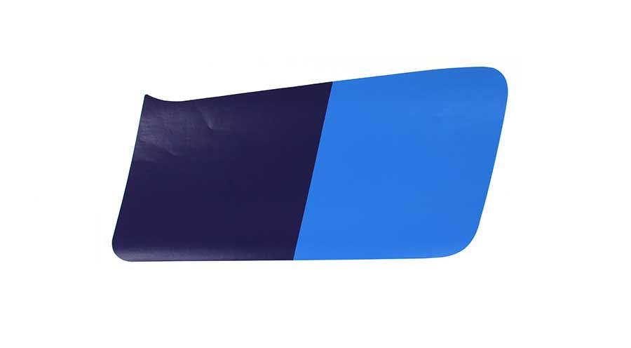 BMW R 100 Modelli Adesivo blu e viola, lato destro