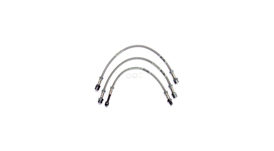 BMW R 80 Modelli Tubo freno in acciaio inossidabile intrecciato (3 pezzi)