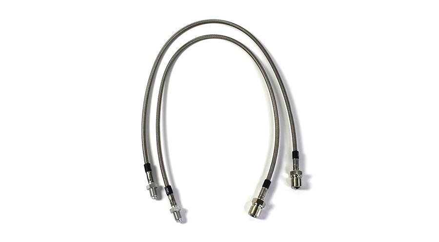 BMW R 80 Modelli Tubo freno in acciaio inossidabile intrecciato ( 2- pezzi )