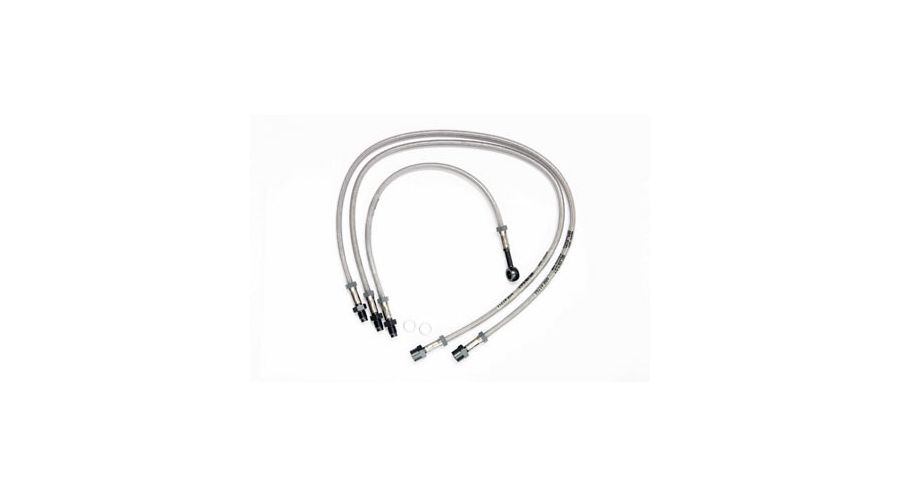 BMW R 80 Modelli Tubo freno in acciaio inossidabile intrecciato (3 pezzi)
