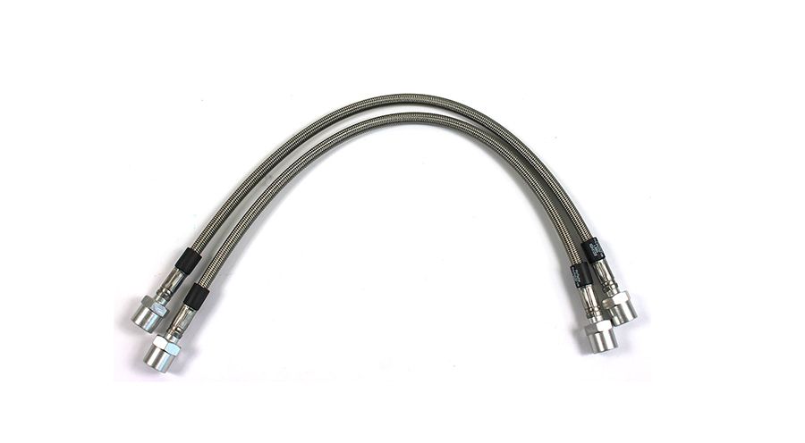BMW R 80 Modelli Tubo freno in acciaio inossidabile intrecciato (2-pezzi)