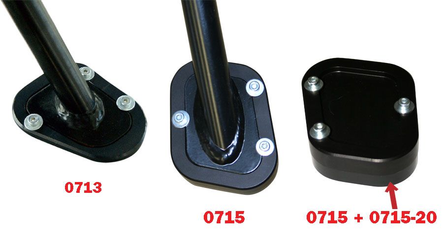 BMW R1200GS (04-12), R1200GS Adv (05-13) & HP2 Estensione per cavalletto laterale