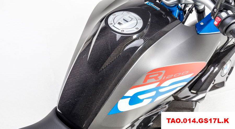 BMW R 1200 GS LC (2013-2018) & R 1200 GS Adventure LC (2014-2018) Pannello centrale serbatoio in fibra di carbonio