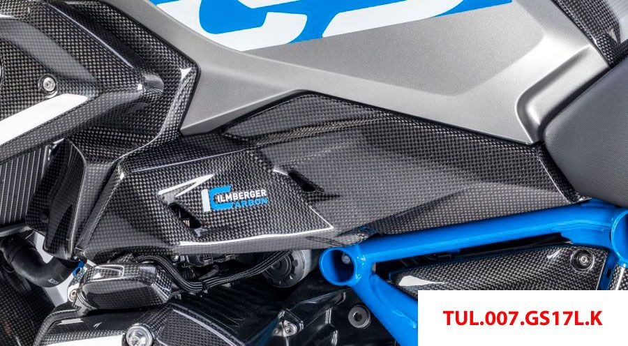 BMW R 1200 GS LC (2013-2018) & R 1200 GS Adventure LC (2014-2018) Pannello basso serbatoio in fibra di carbonio