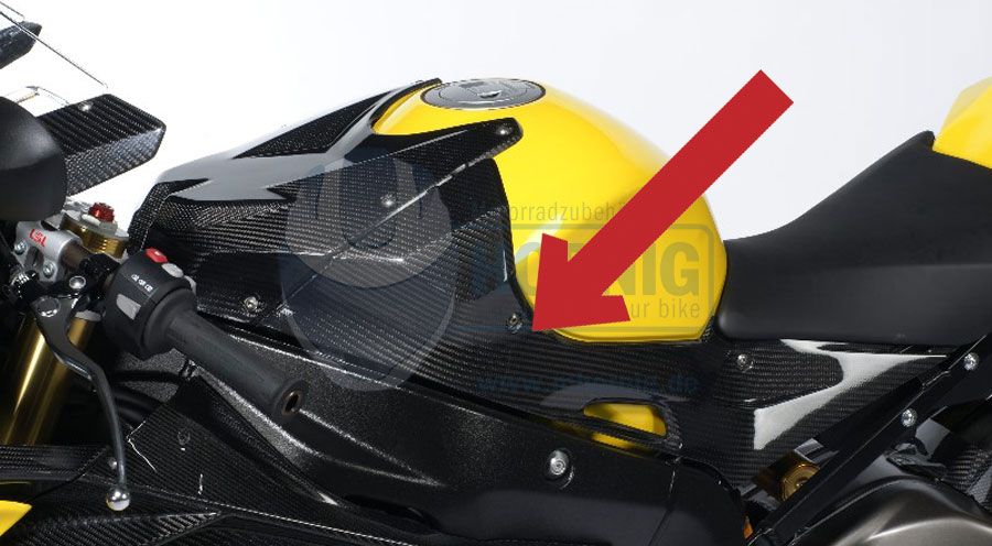 BMW S1000RR (2009-2018) Coperchio laterale serbatoio