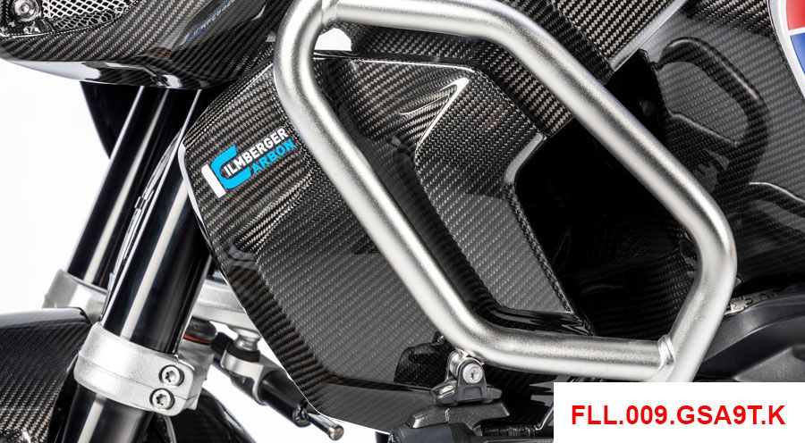 BMW R 1250 GS & R 1250 GS Adventure Copertura radiatore in carbonio lato sinistro