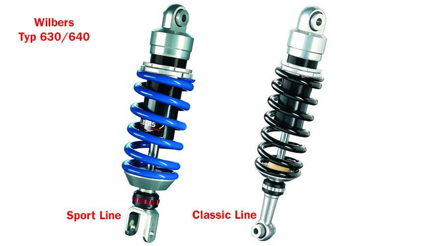 BMW R nine T Wilbers Sospensione tipo 640 posteriori