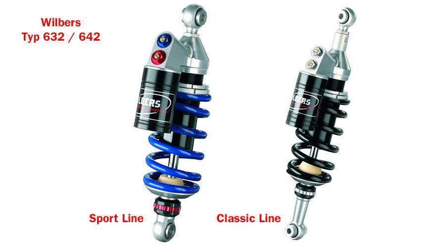 BMW R nine T Wilbers Sospensione tipo 642 posteriori