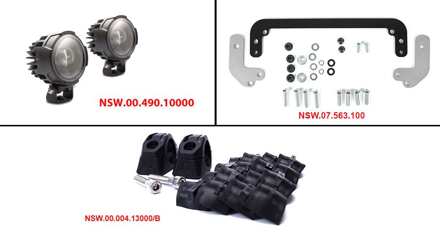BMW R1200GS (04-12), R1200GS Adv (05-13) & HP2 Luci supplementari